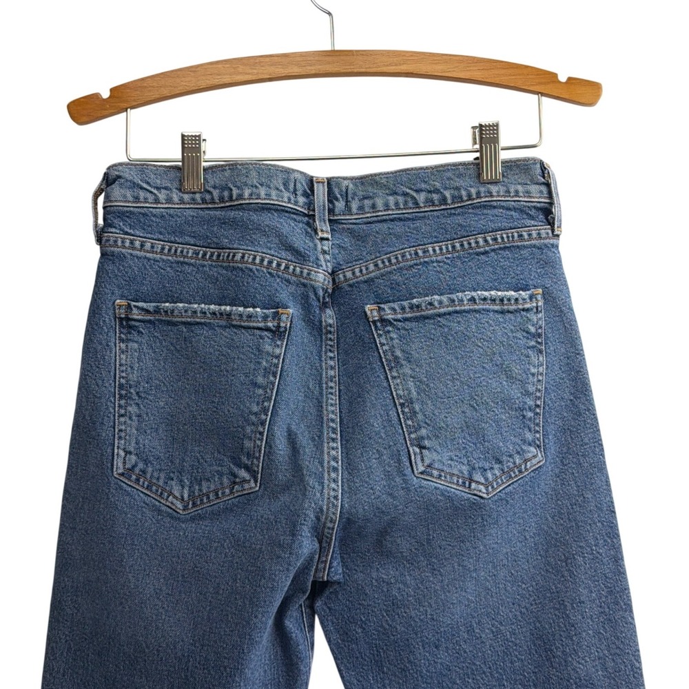 AGOLDE "Toni" Mid Rise Straight Leg Jeans Medium Wash Toni Fit Size 28 - Picture 6 of 14